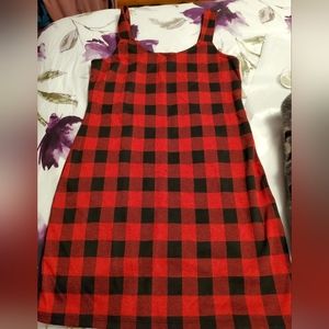 Buffalo plaid jumper